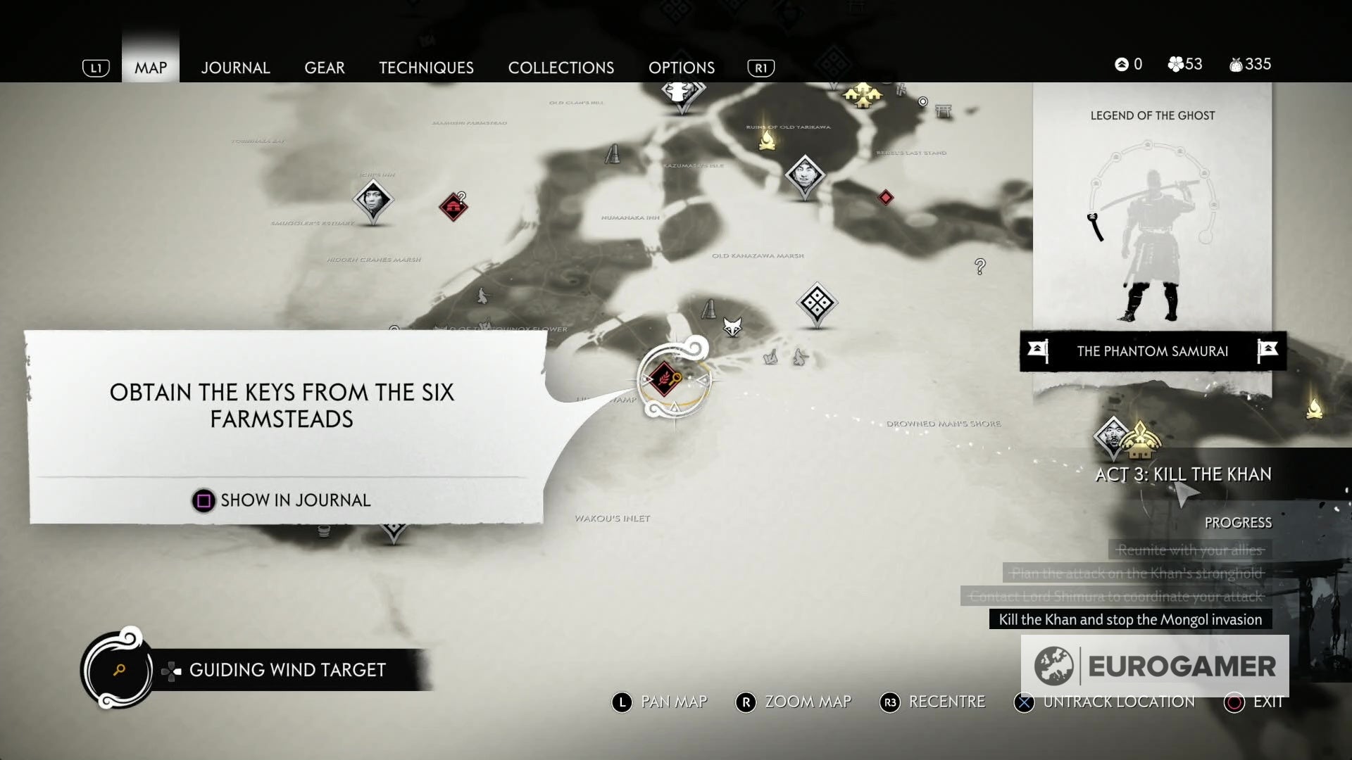 Ghost of Tsushima The Unbreakable Gosaku quest How to get six keys